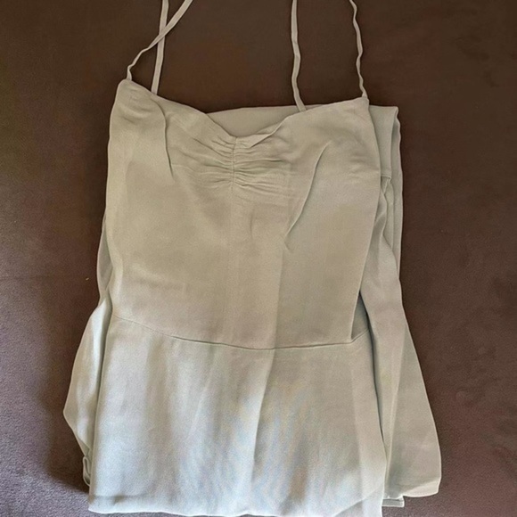 Reformation Emersyn Dress in Celadon *NEW* - Picture 4 of 6